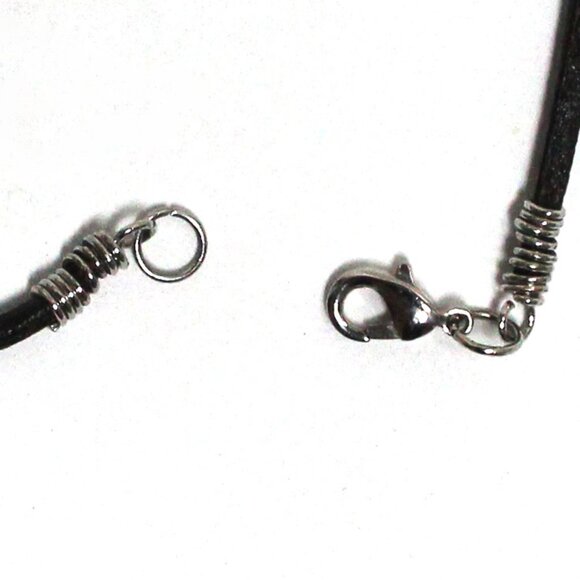 Unique Pendant Black Corded Lobster Clasp Necklace - Picture 8 of 10